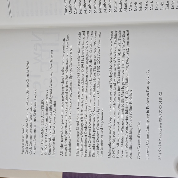 New Testament Life & Times Lawrence O. Richards - Picture 4 of 7